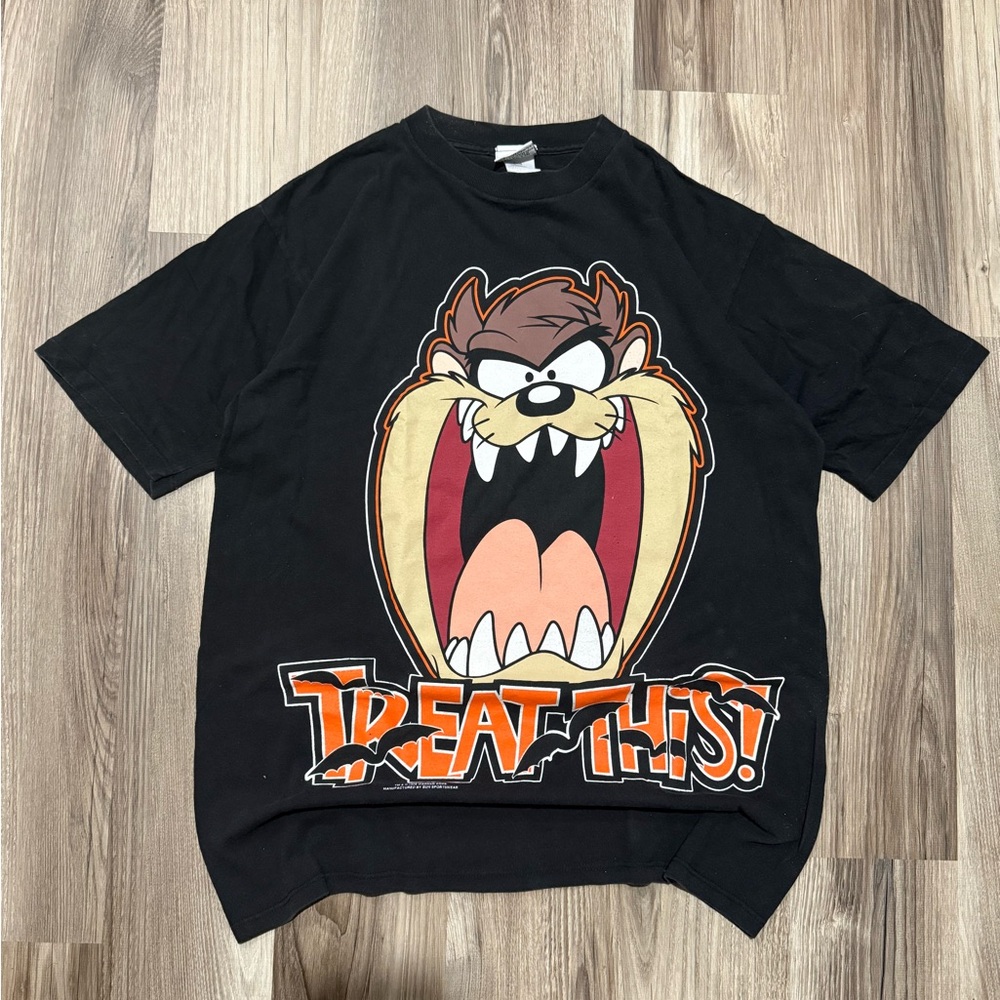 Vintage Looney Tunes Tasmanian Devil T-shirt • Size XL